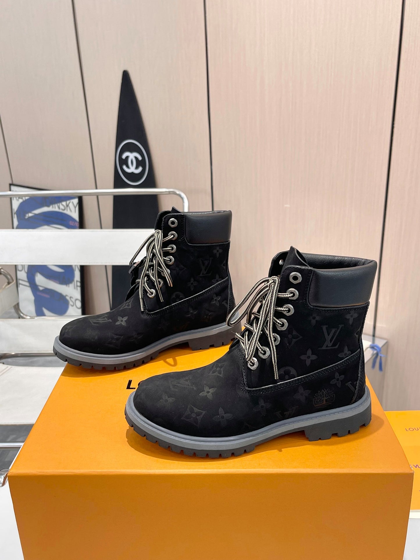 New fashion printed couple Martin boots 0724122601