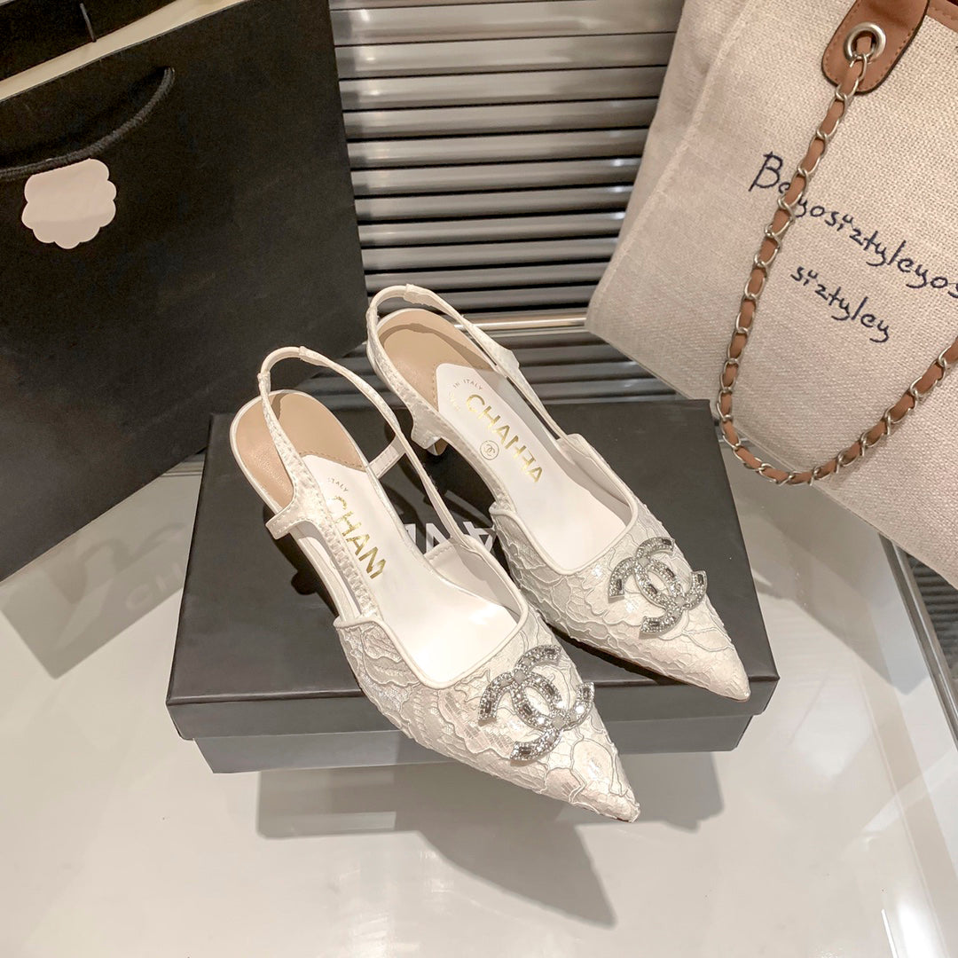 CNL fashion lace high heels XC0723102502