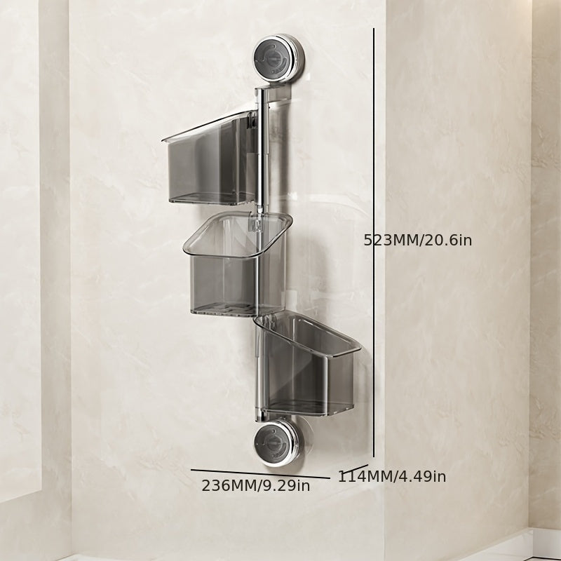Rotating Organizer Suction Cup Kitchen Shelf