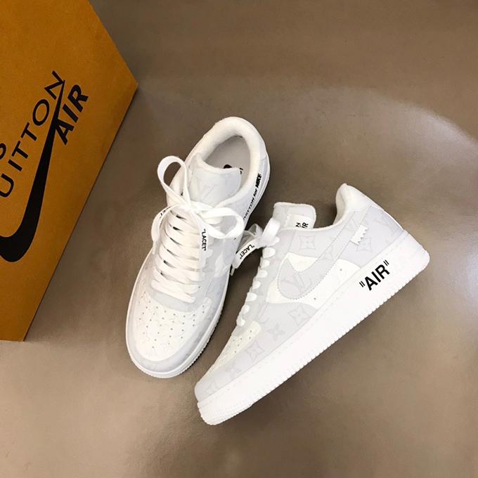Printed Force One Couple Sports Shoes
