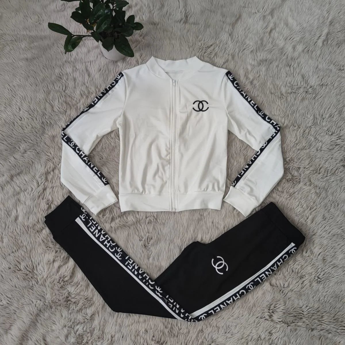 Fashion Printed Sporty Casual Two-piece Set 1024022617