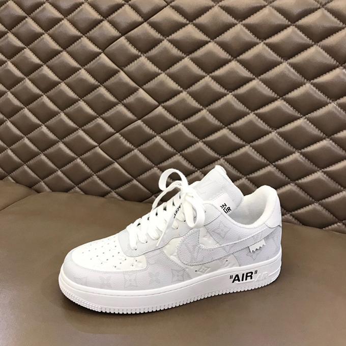 Printed Force One Couple Sports Shoes