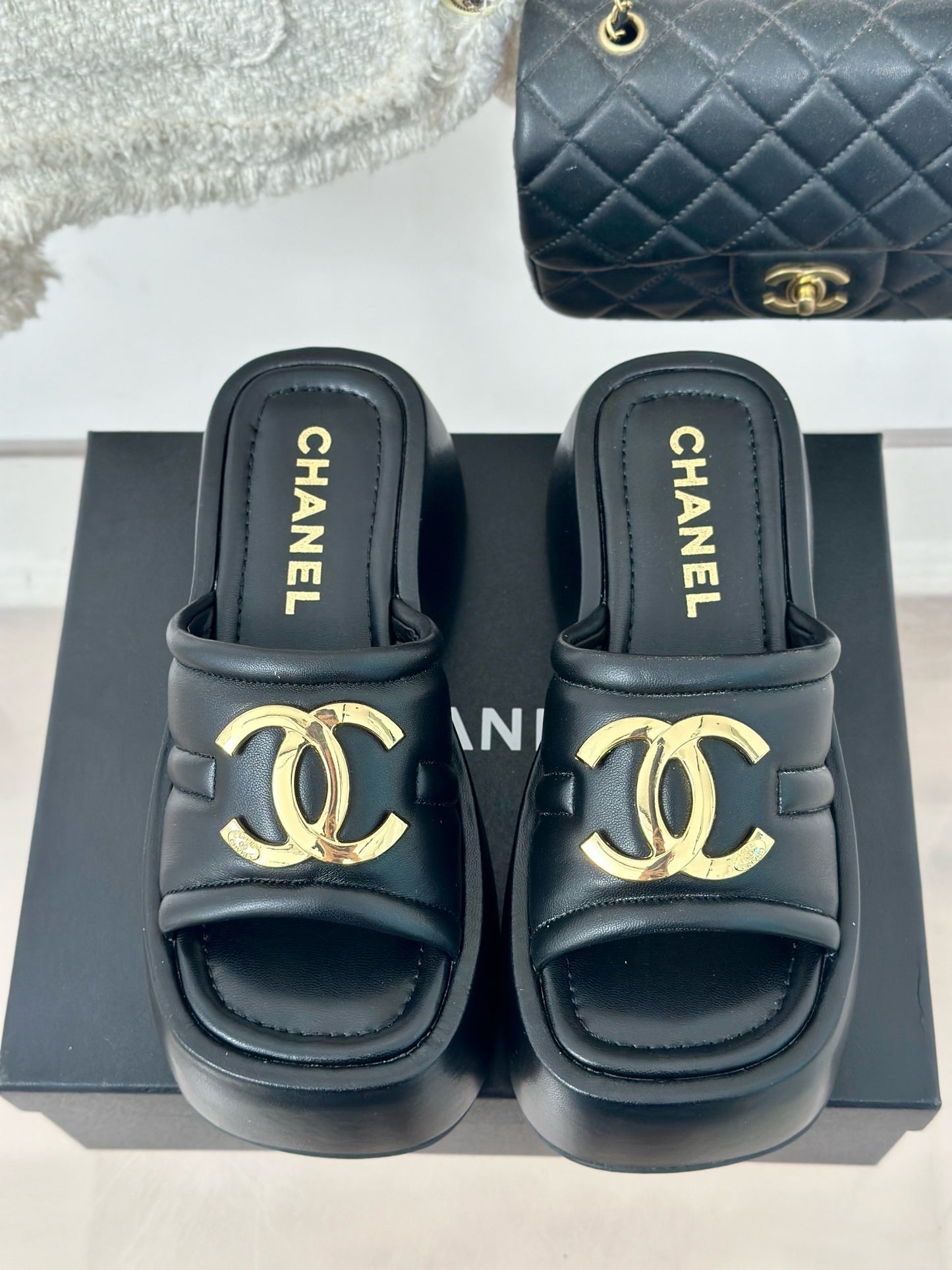CNL Women Leather Platform Sandal 0724062801