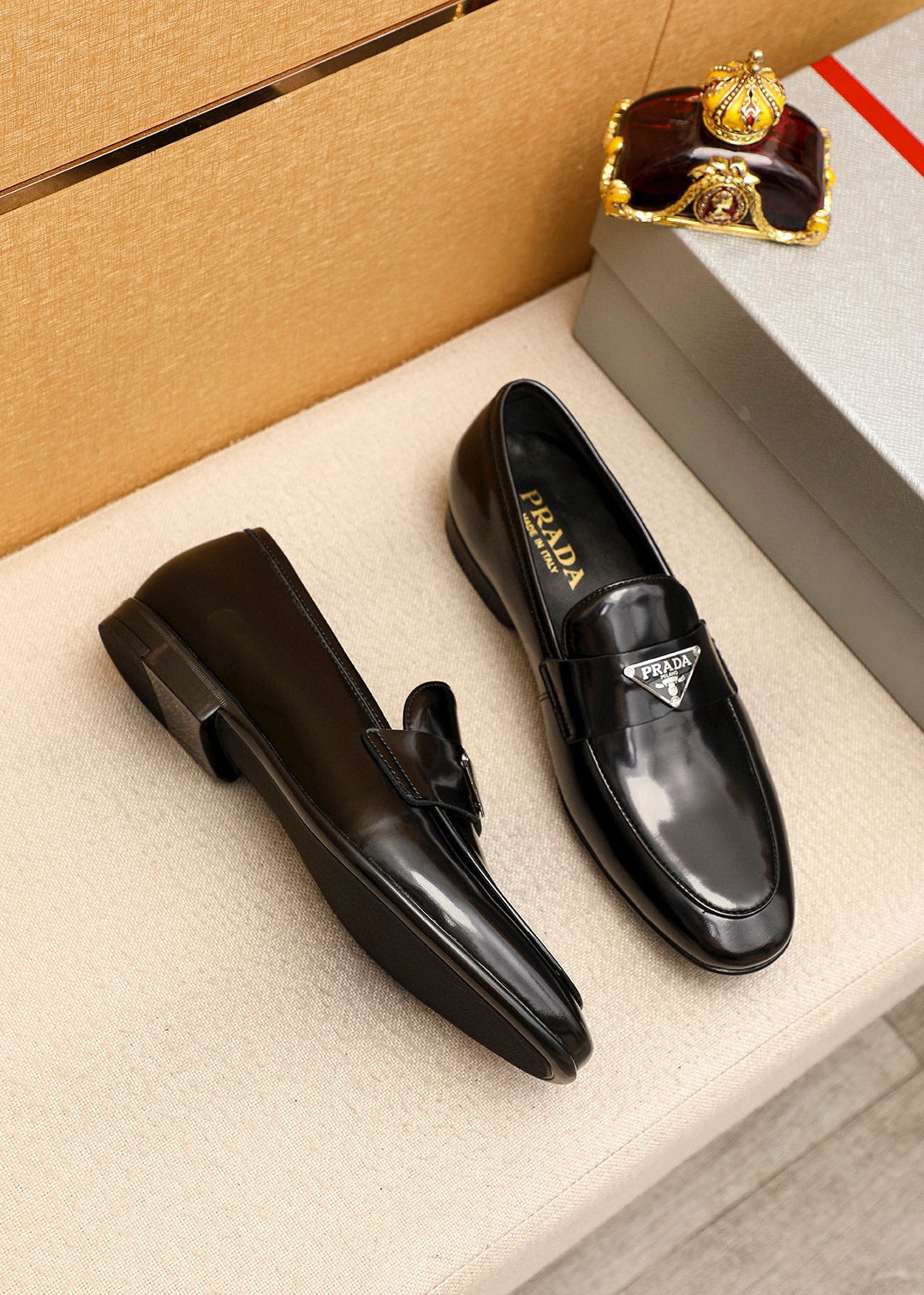 Prd Men's Fashion Patent Leather Shoes 0725031006