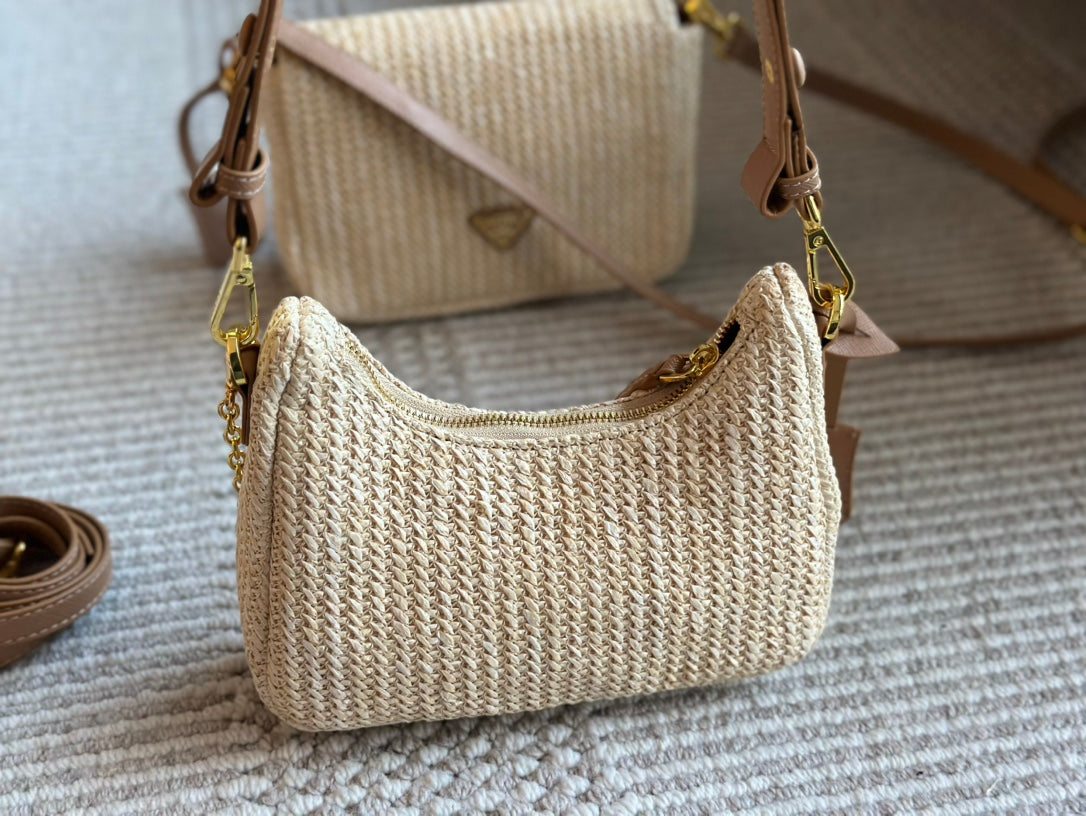 PRD fashionable straw armpit bag 0724032003
