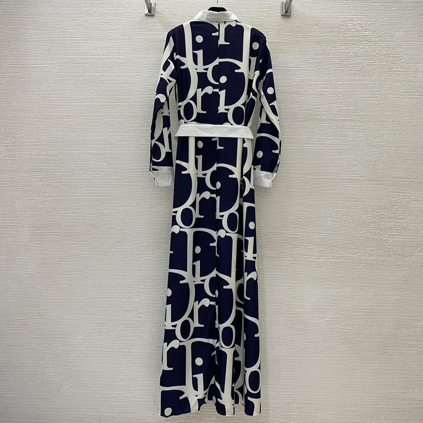New versatile printed long sleeved dress 1024072503