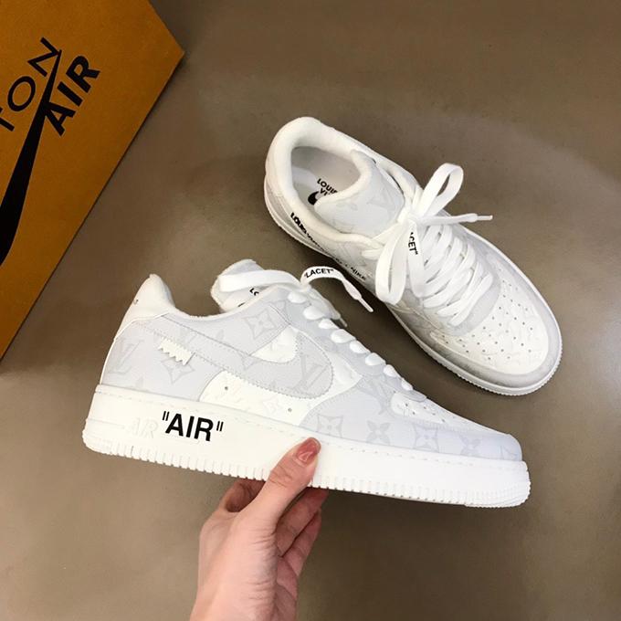 Printed Force One Couple Sports Shoes