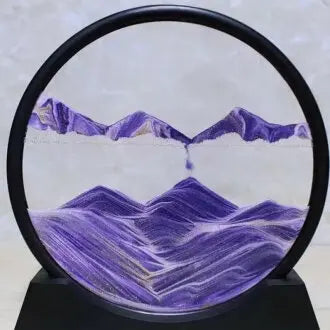 Dynamic hourglass decoration for luxurious gifts in the family living room