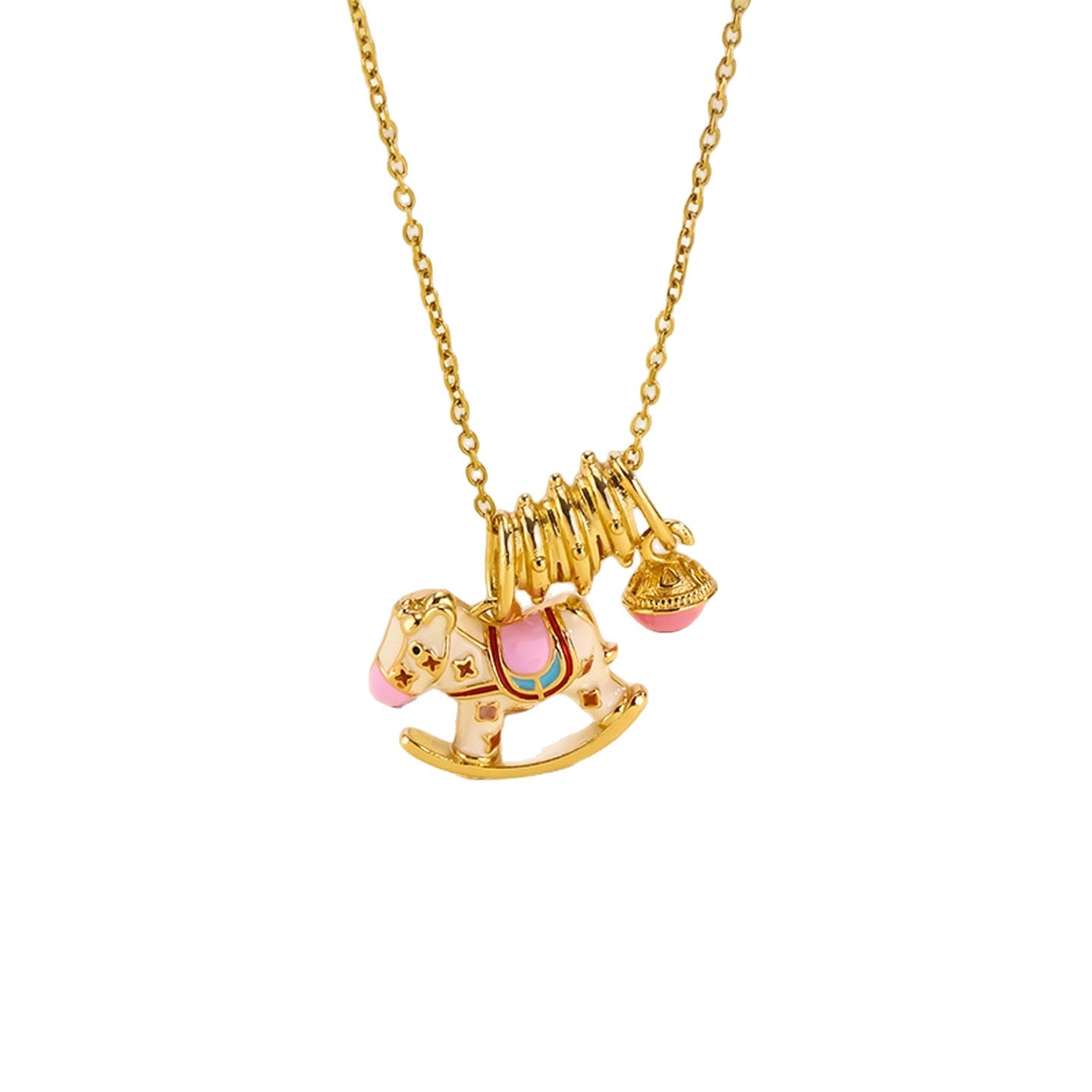 Oil-dripping foal necklace 2025081310