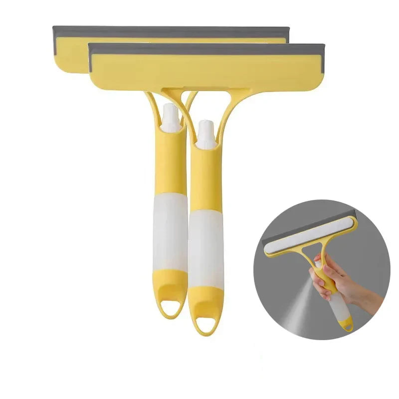 3-in-1 window cleaning, glass mirror wiper scrubbing, household car cleaning tools