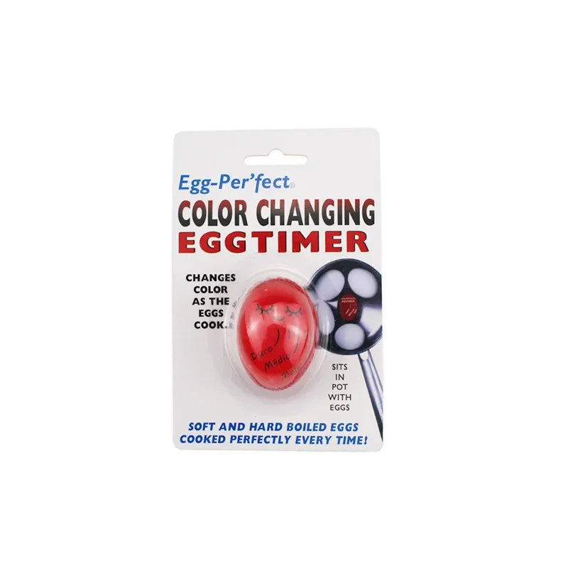 Cartoon Egg Timer Sensitive Hard & Soft Boiled Egg Color Changing Indicators Kitchen Boiled Egg Temperature Observer