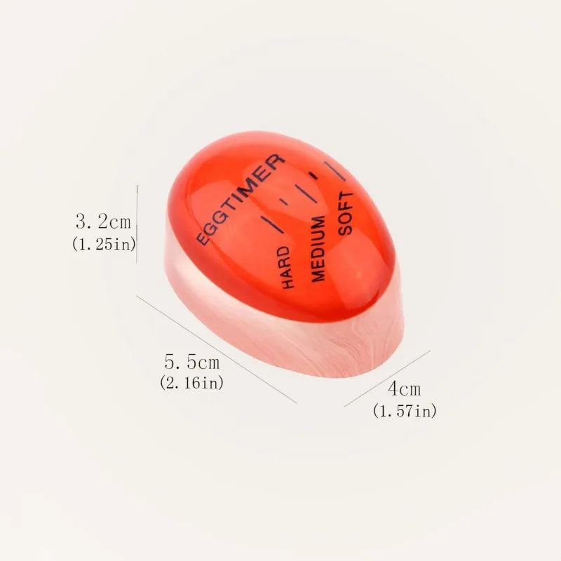 1/3pcs Egg Timer Kitchen Electronics Gadgets Color Eggs Cooking Changing Yummy Soft Hard Boiled Eco-Friendly Resin Red Tools