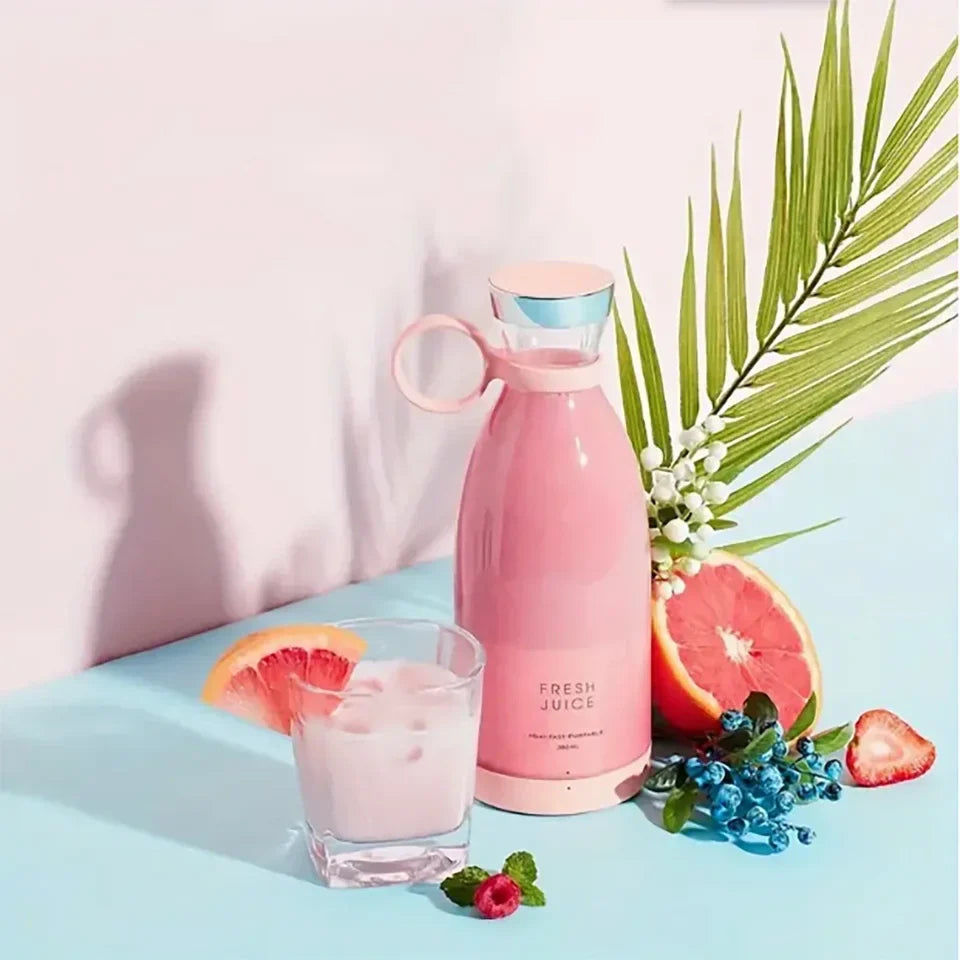 Wireless electric fruit juicer and blender