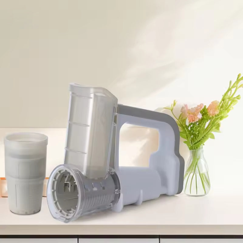 Electric Plastic Vegetable Cutter Slicer and Cheese Grater for Home Use Square Shape