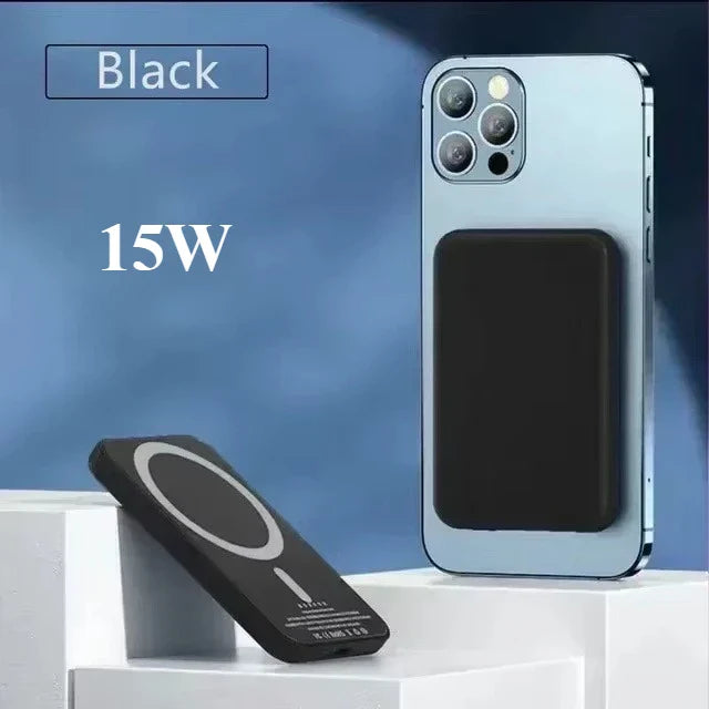 New magnetic wireless mobile power bank suitable for iPhone MagSafe fast charging
