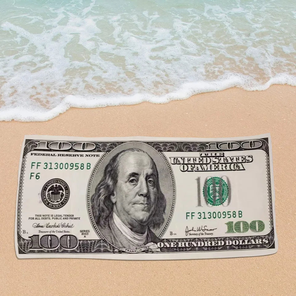 Dollar beach towel accessories bath towel