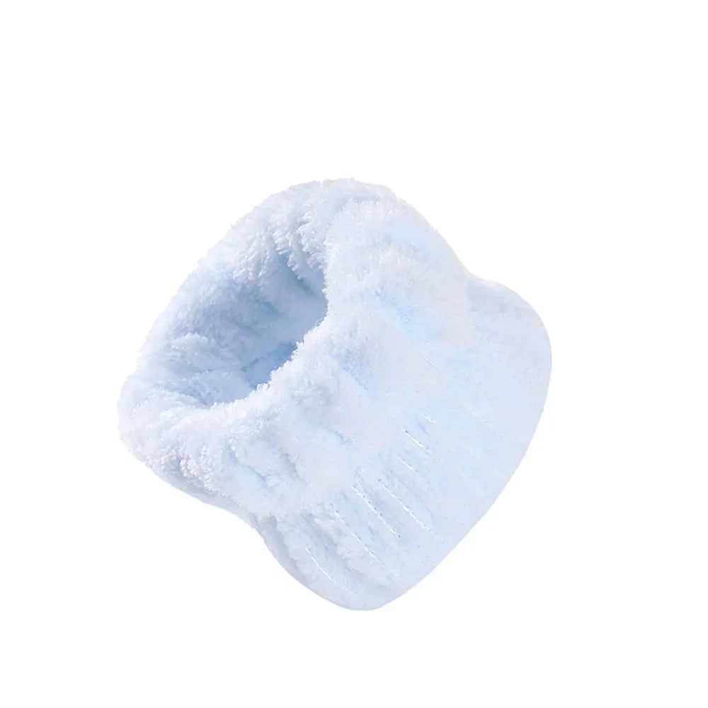 Solid color ultra-fine fiber water absorbing hair accessory headscarf, handmade makeup