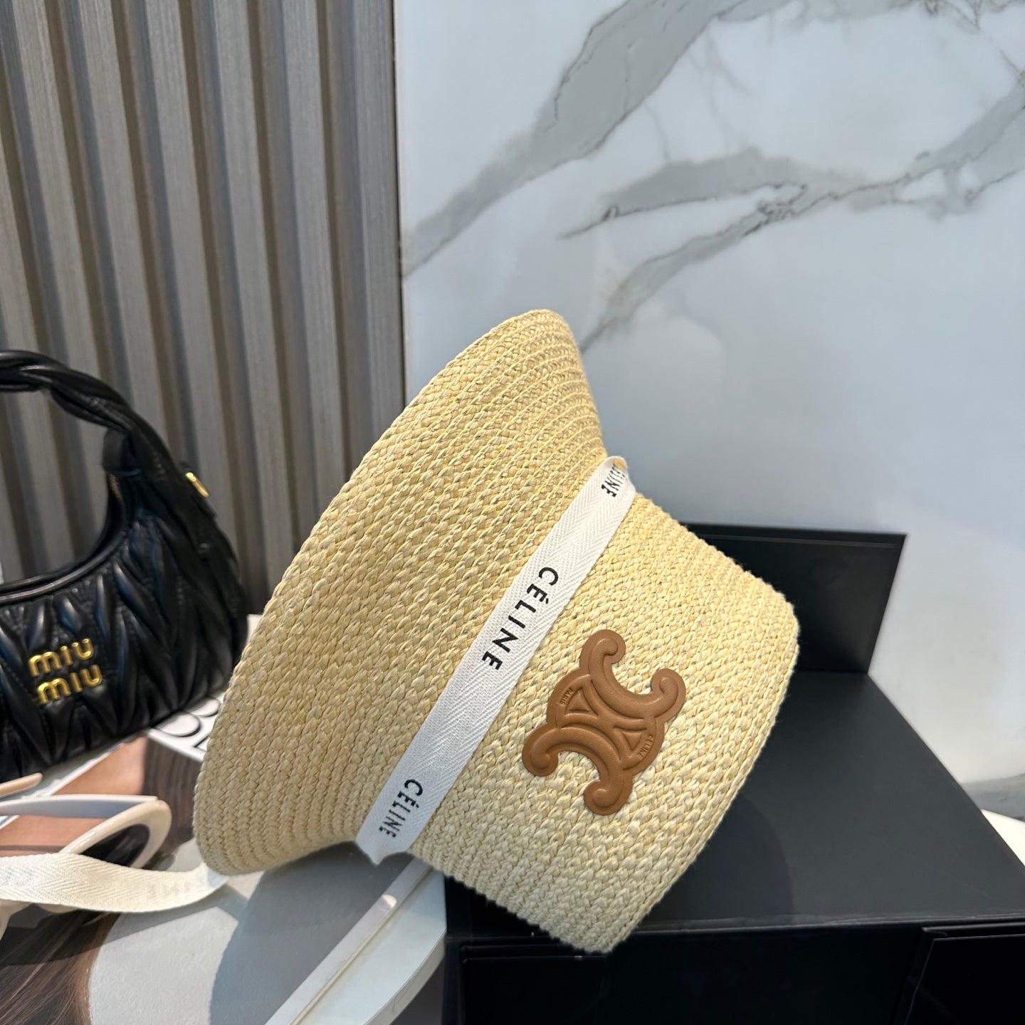CLE Raffia woven straw hat 0725070301