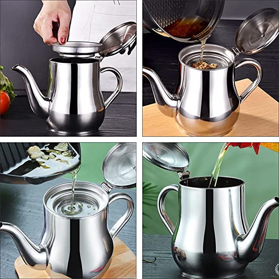 Stainless Steel Oil Filter Pot 🌲