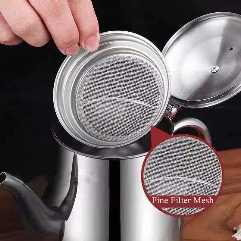 Stainless Steel Oil Filter Pot 🌲