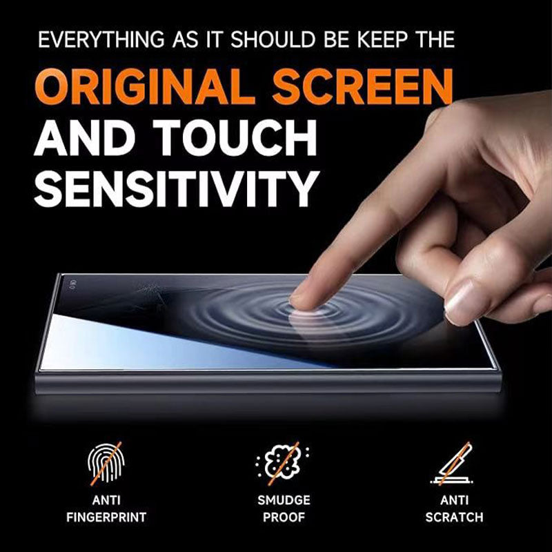 4K HD/Anti-Peeping Tempered Glass Screen Protector with Auto Dust-elimination Installation(Series S22-25)