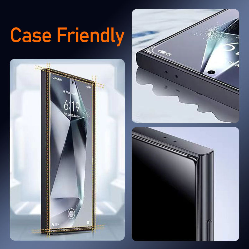 4K HD/Anti-Peeping Tempered Glass Screen Protector with Auto Dust-elimination Installation(Series S22-25)
