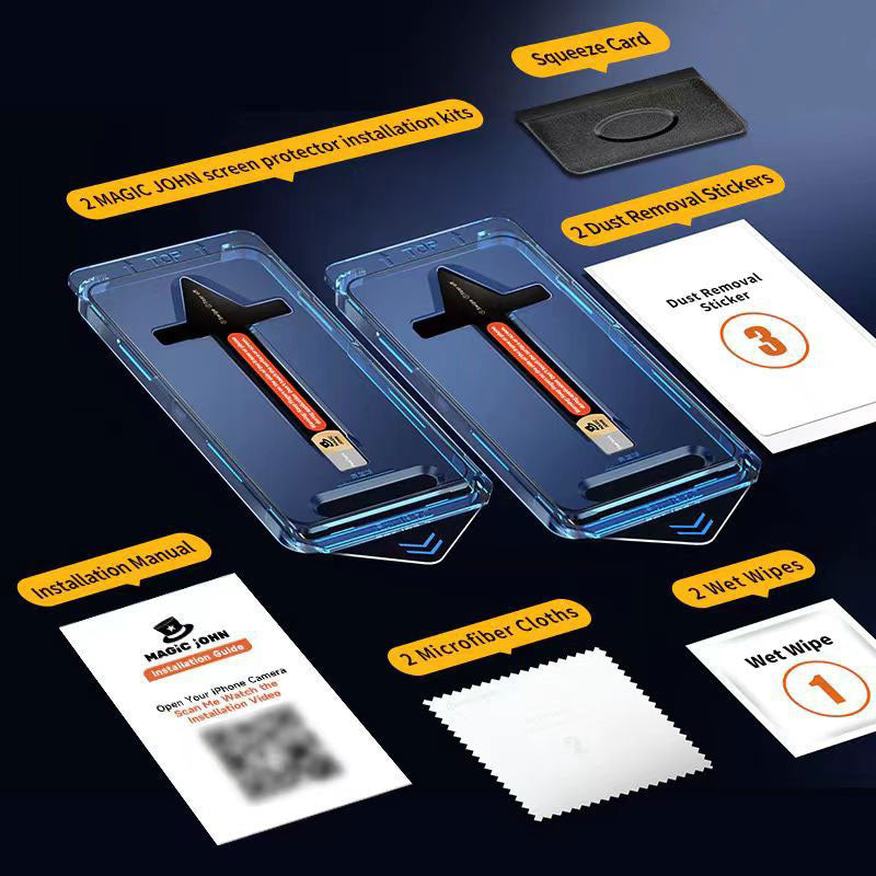 4K HD/Anti-Peeping Tempered Glass Screen Protector with Auto Dust-elimination Installation(Series S22-25)