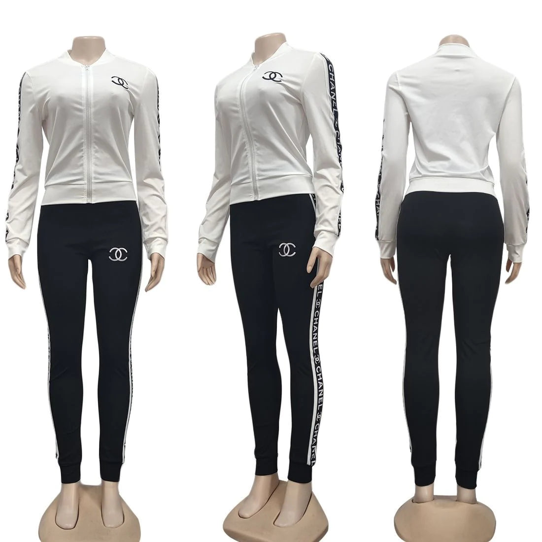 Fashion Printed Sporty Casual Two-piece Set 1024022617