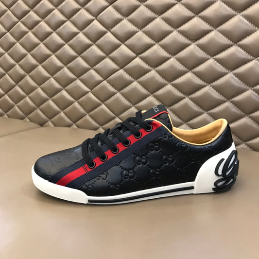 New Men's fashion lace-up casual shoes-3