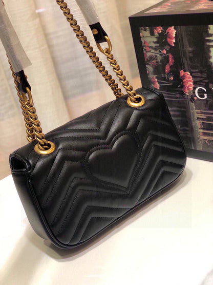 22CM Leather Marmont Chain Shoulder Bag XC1623071705
