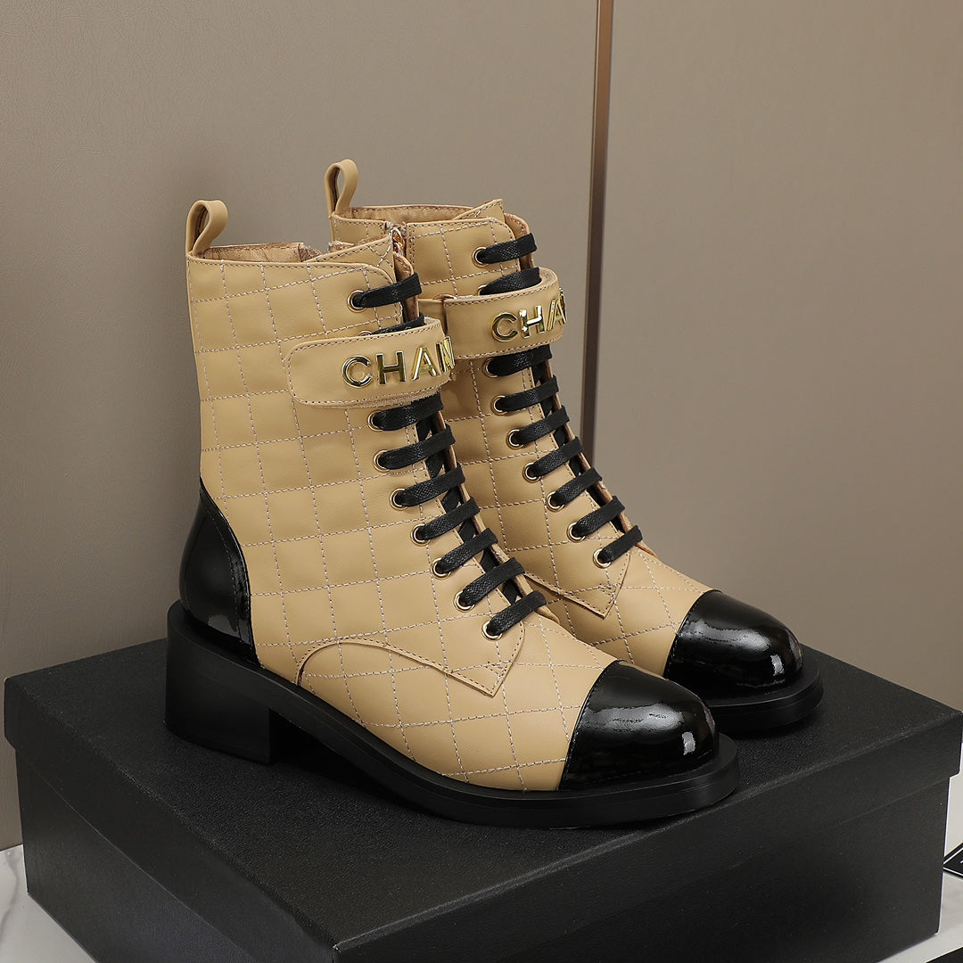 CNL fashion diamond leather short boots Martin boots 0724101706