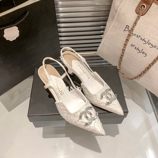 CNL fashion lace high heels XC0723102502