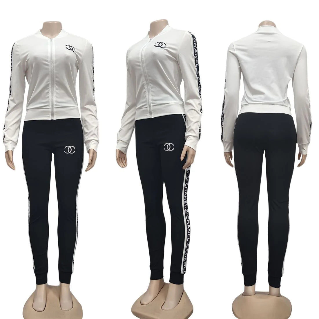 Fashion Printed Sporty Casual Two-piece Set 1024022617