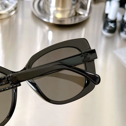 Black Frame Plain UV Protection SunglassesPD05202411904