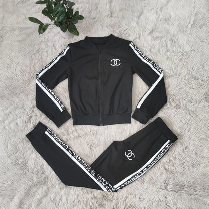 Fashion Printed Sporty Casual Two-piece Set 1024022617