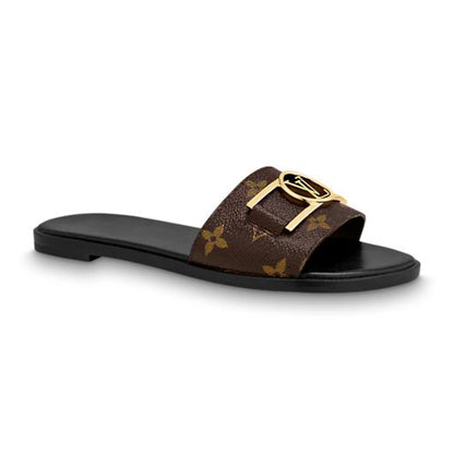 Women's classic versatile one-button slippers XJ10032211