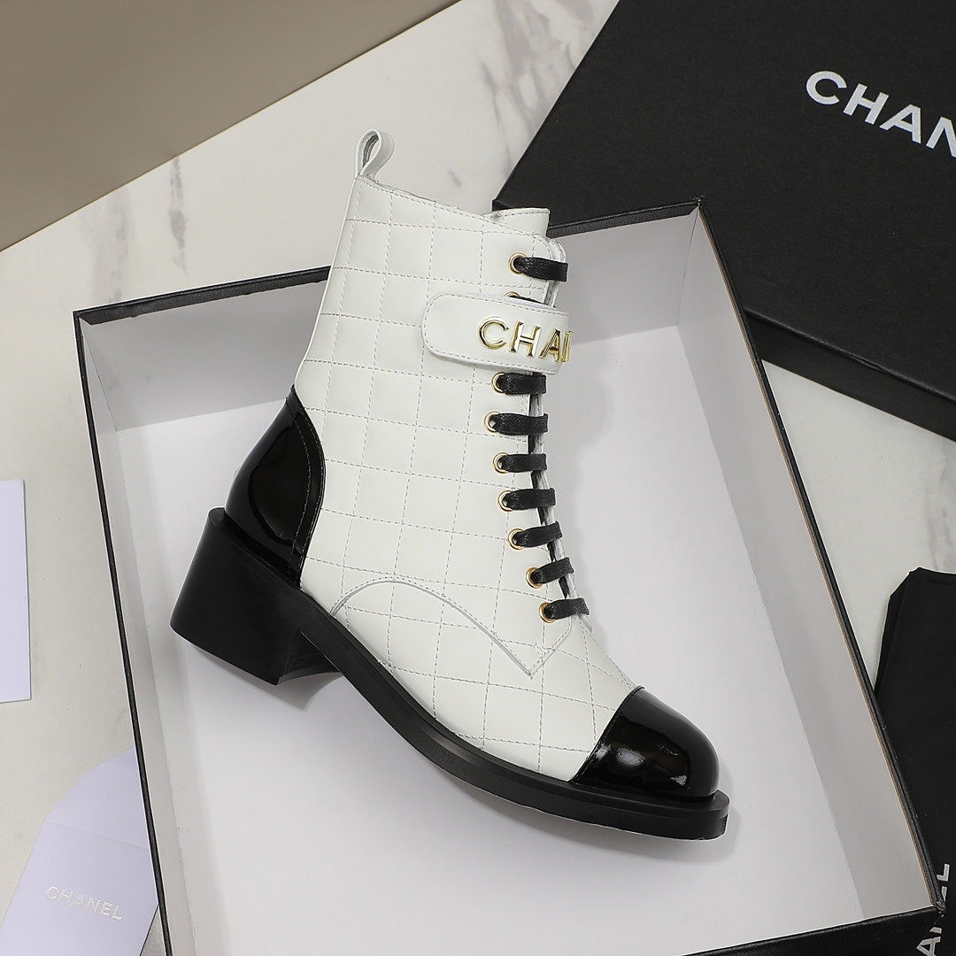 CNL fashion diamond leather short boots Martin boots 0724101706
