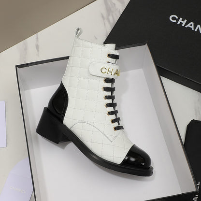 CNL fashion diamond leather short boots Martin boots 0724101706