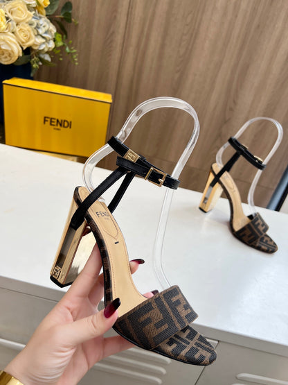 FD fashion print high heels 0725030501