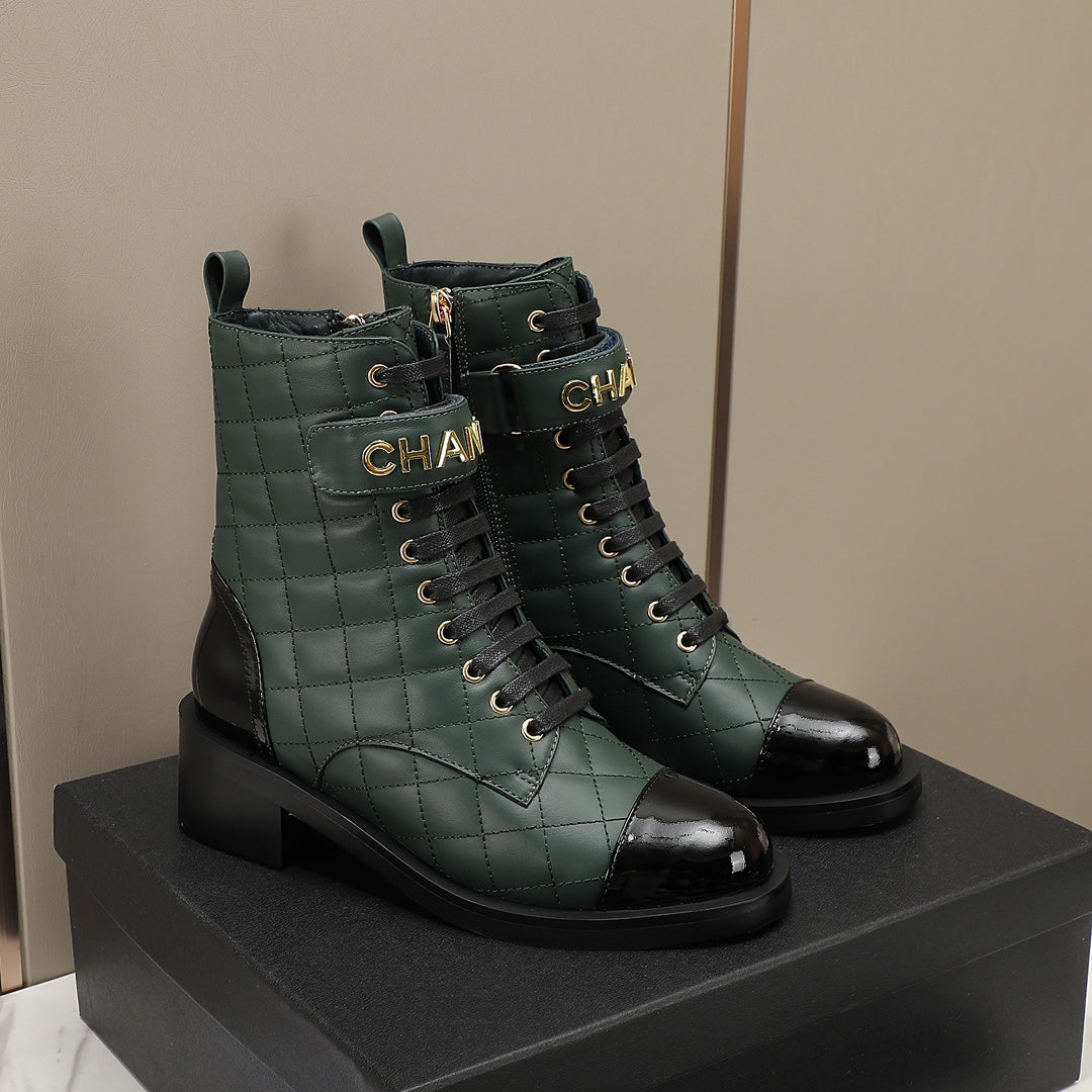 CNL fashion diamond leather short boots Martin boots 0724101706