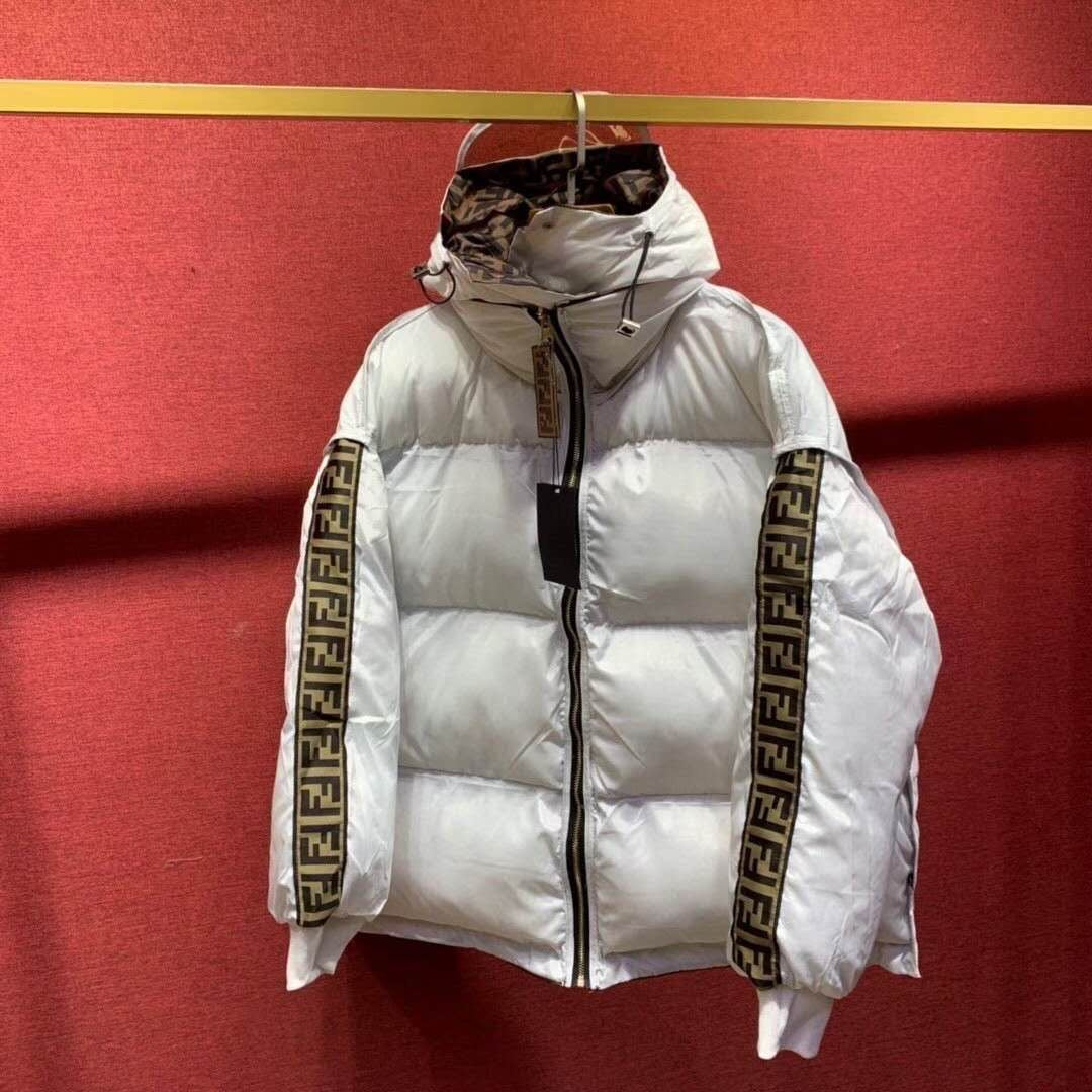 2023 New autumn and winter double-sided down jackets for men and women, loose casual plus velvet warm hooded jackets XC1523092002
