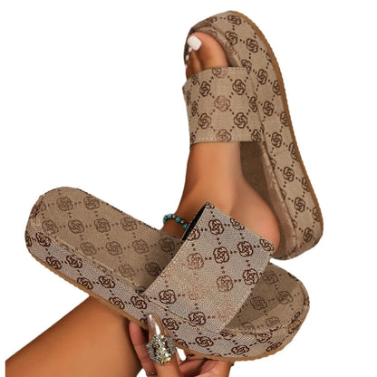 Women's Summer Fashion Trend Lightweight Platform for Slippers 1025073103