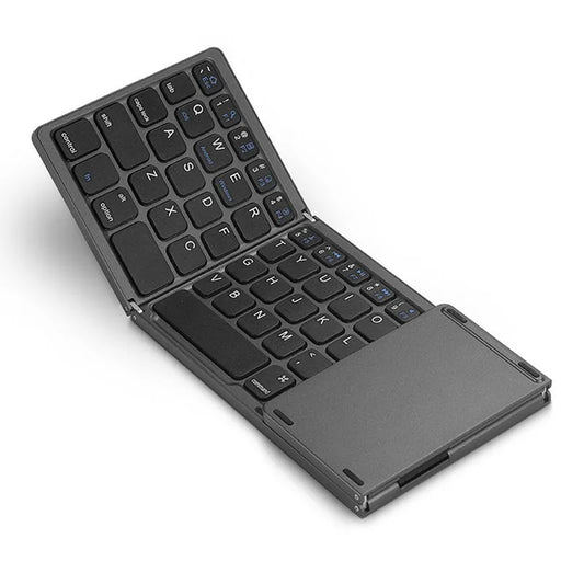 2025 new Blue tooth ultra-thin mini foldable rechargeable phone, tablet, computer keyboard