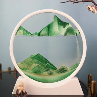 Dynamic hourglass decoration for luxurious gifts in the family living room