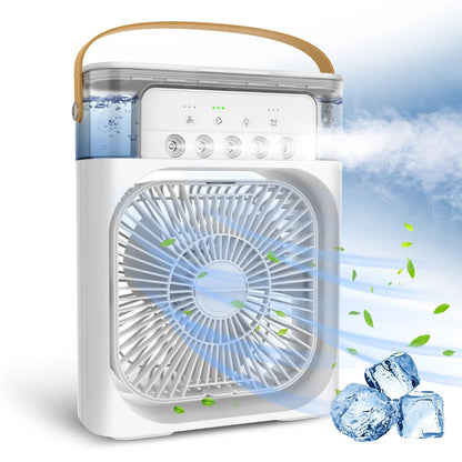 Spray Small Fan Small Home Dormitory Quiet Large Spray Humidifier Small Fan Desktop Quiet Cool Fan Usb Home Water Refill Small Fan