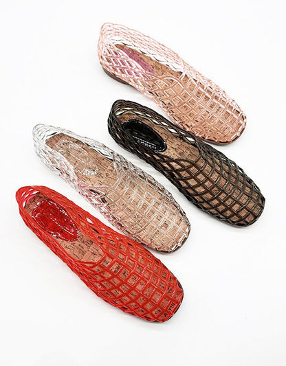 Summer Hollow Breathable Fishing Net Jelly Shoes