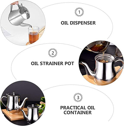Stainless Steel Oil Filter Pot 🌲